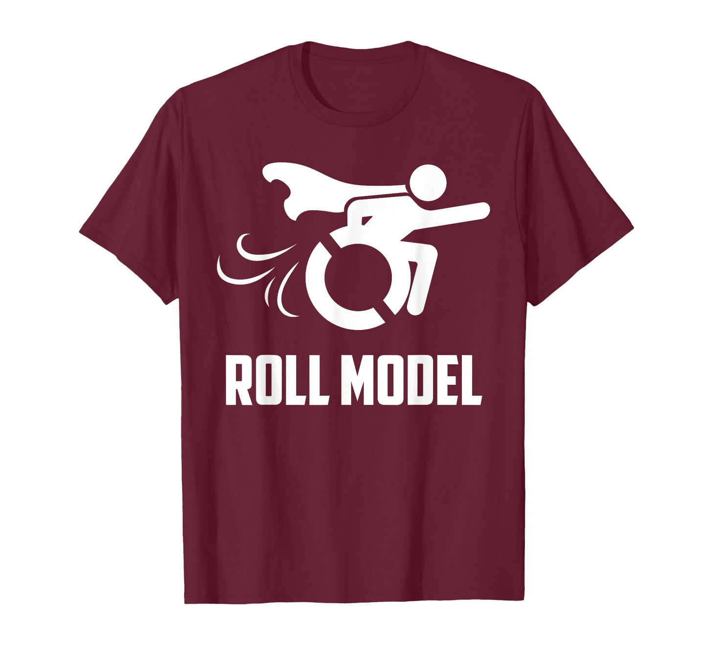 Wheelchair Handicap Art For Men Women Roll Model Wheelchair T-Shirt