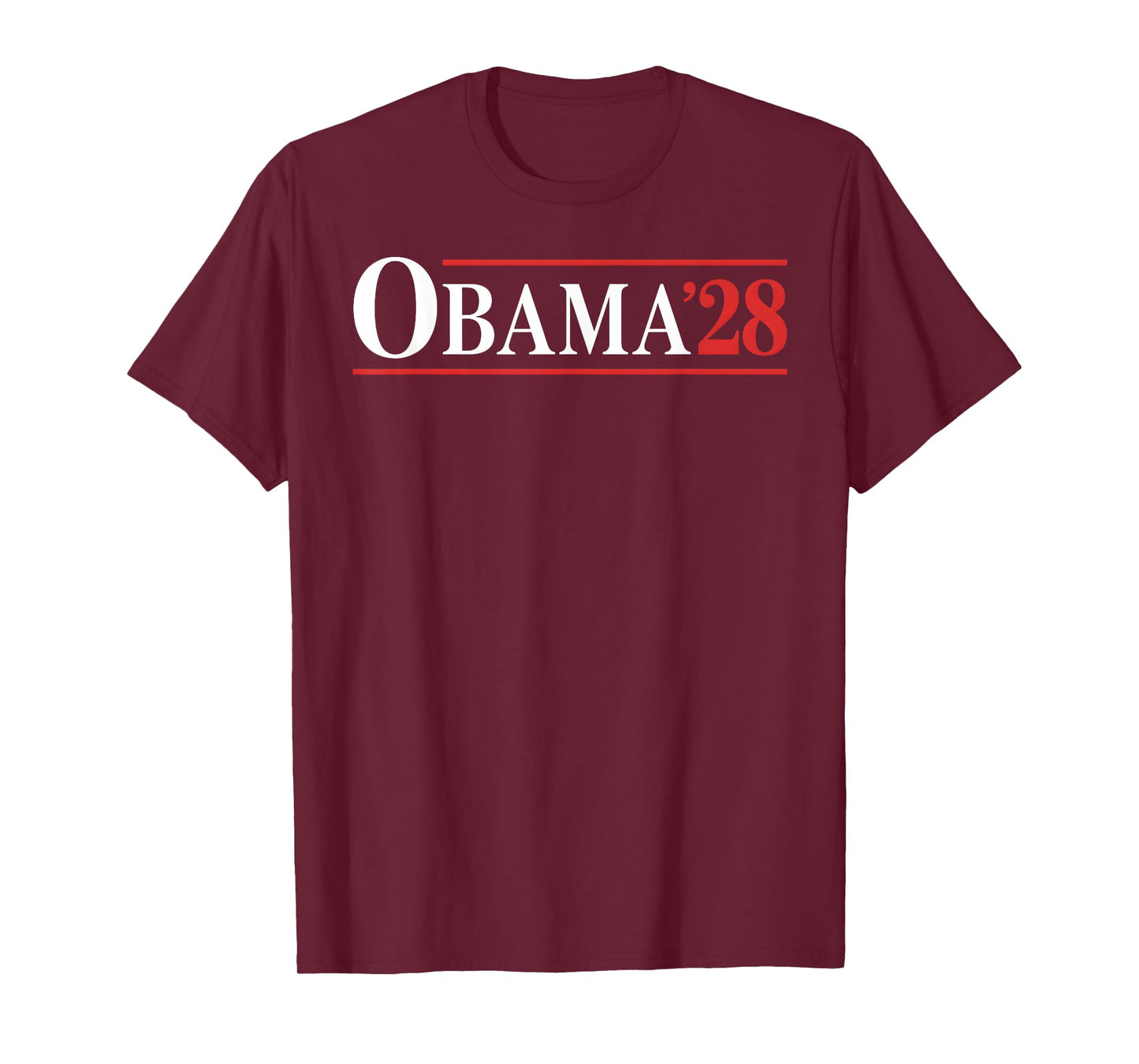 Obama Vintage Retro Patriotic 2028 Political Protest Rally T-Shirt