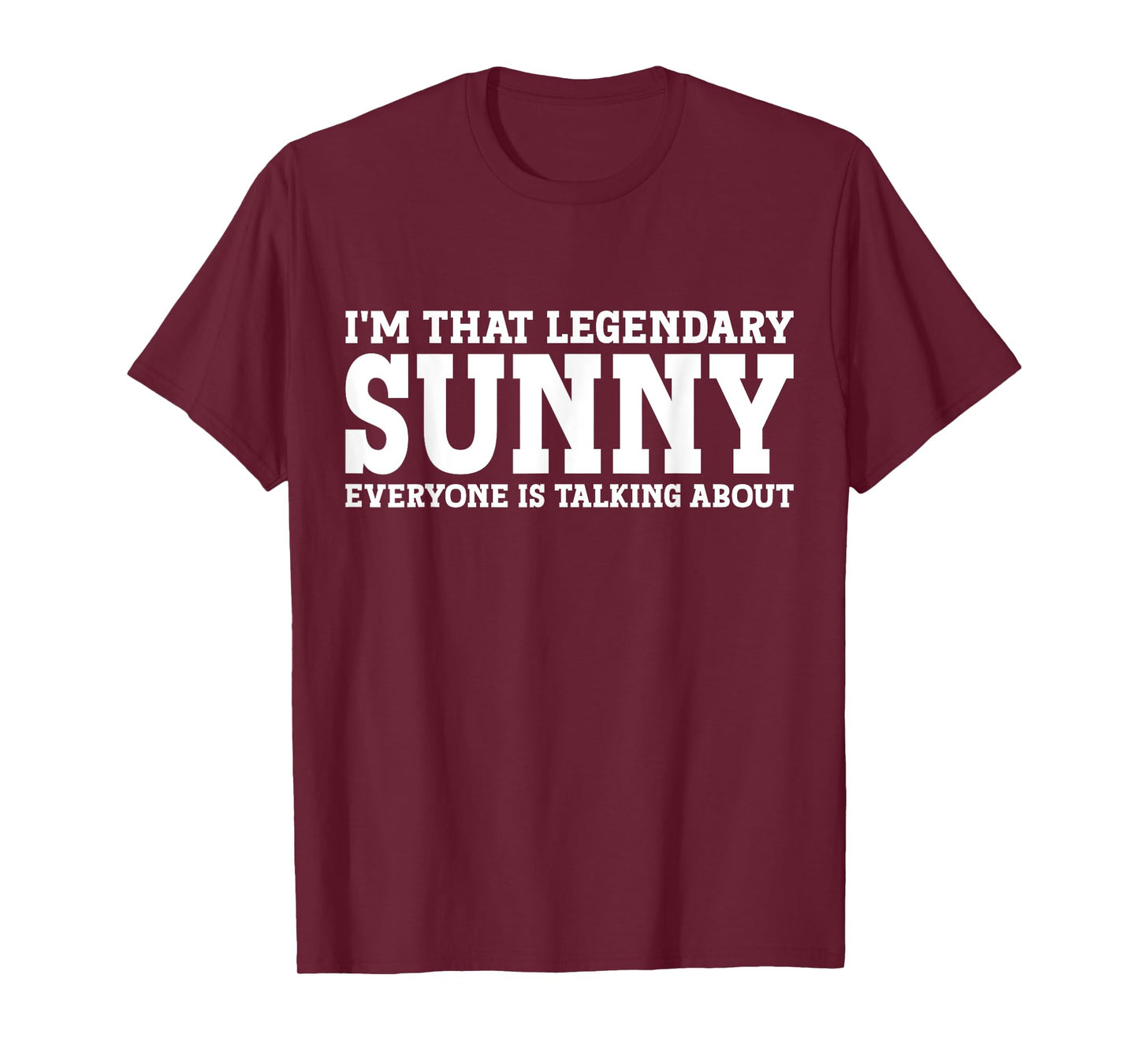 Sunny Personal Name First Name Funny Sunny T-Shirt