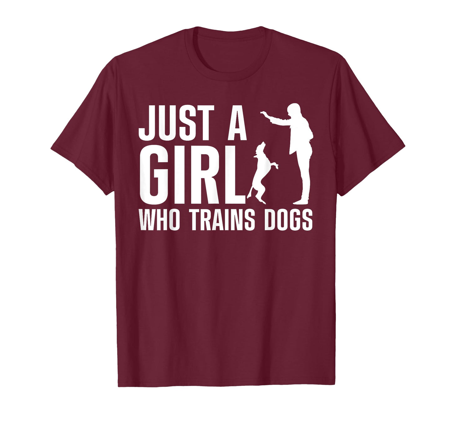 Cute Dog Trainer For Women Girls Training Dog Lover Owner T-Shirt