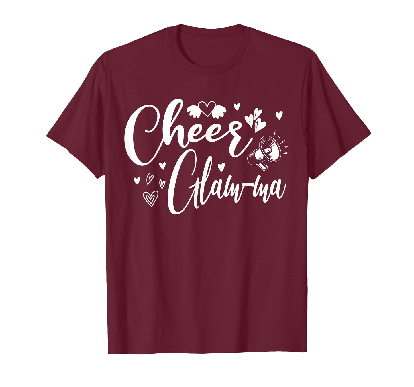 Funny Cheer Glam-ma Cheerleading Cool Mom Grandma Matching T-Shirt