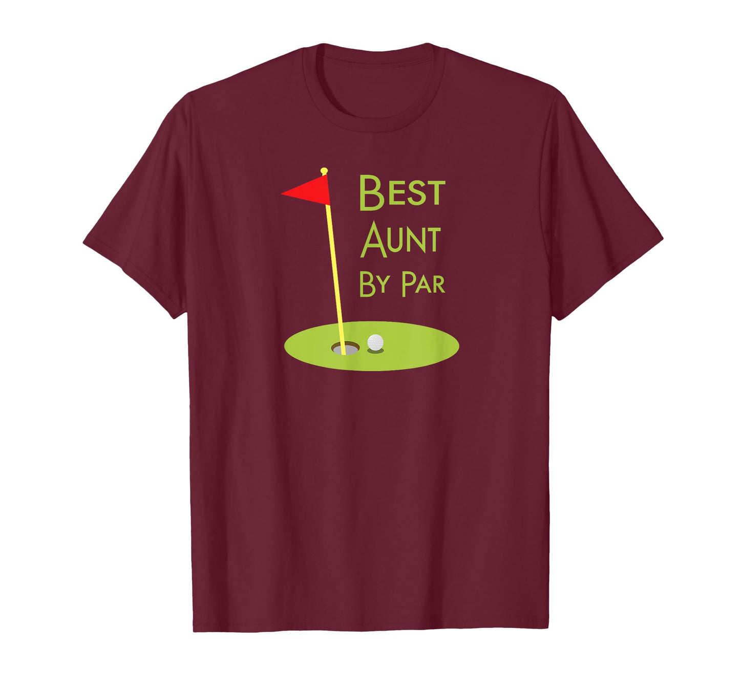 Best Aunt By Par Golf Gift For Golfing Aunt Golfer Auntie T-Shirt