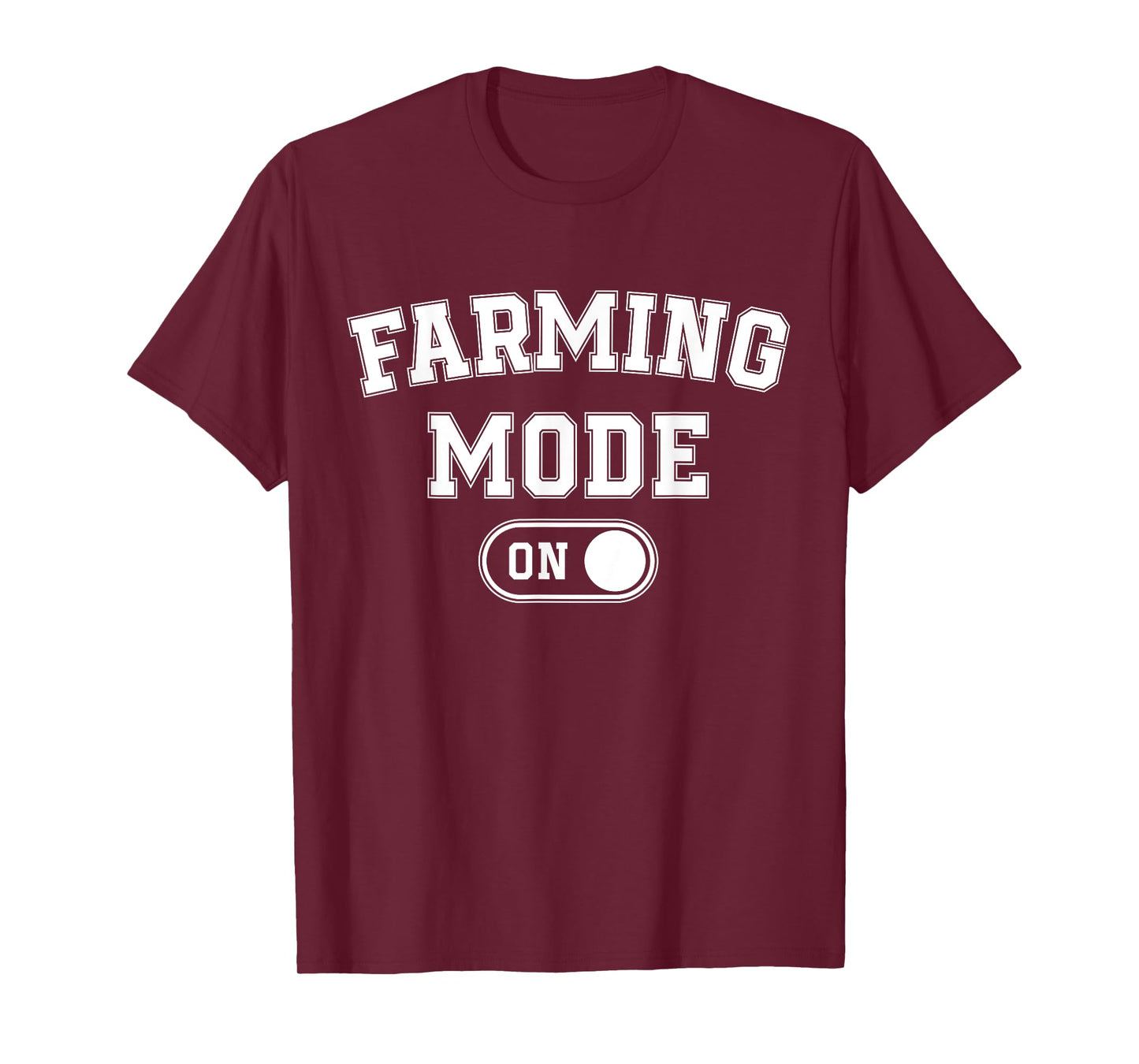 Farming Mode On Funny Farmer Gift Rancher Cowboy Cowgirl T-Shirt