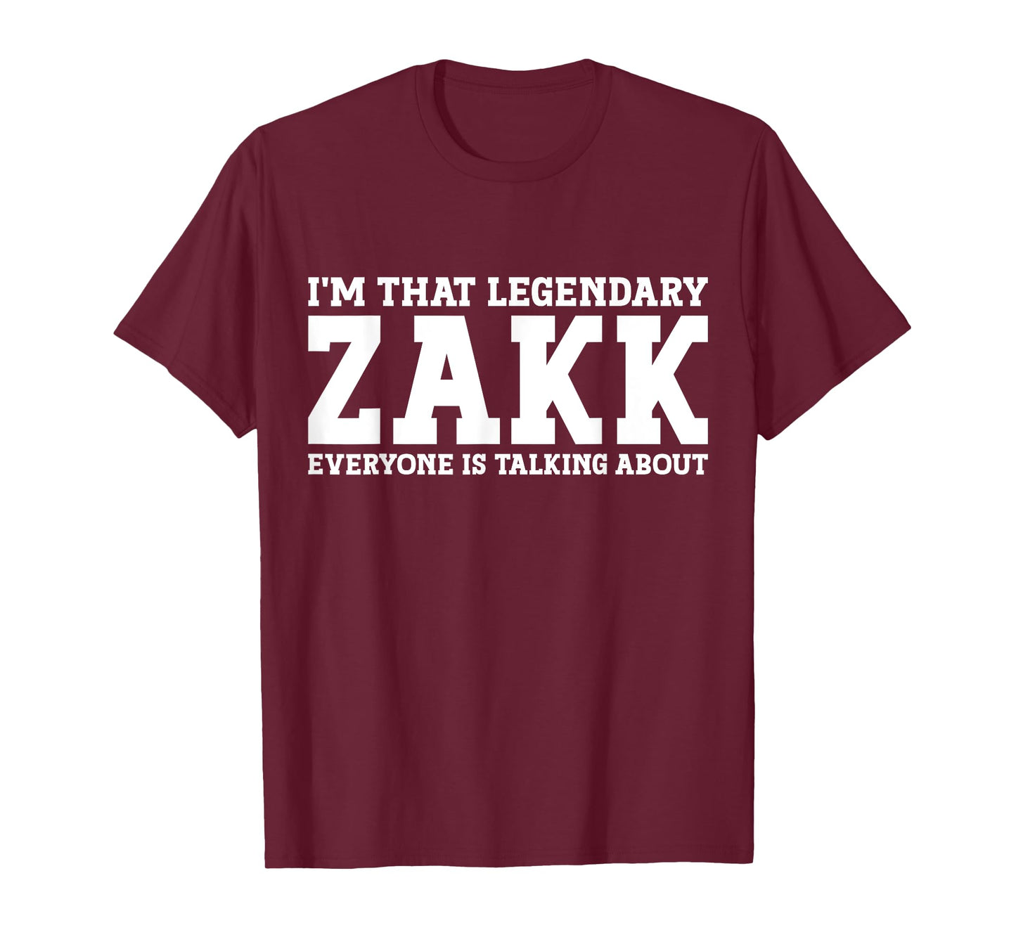 Zakk Personal Name First Name Funny Zakk T-Shirt