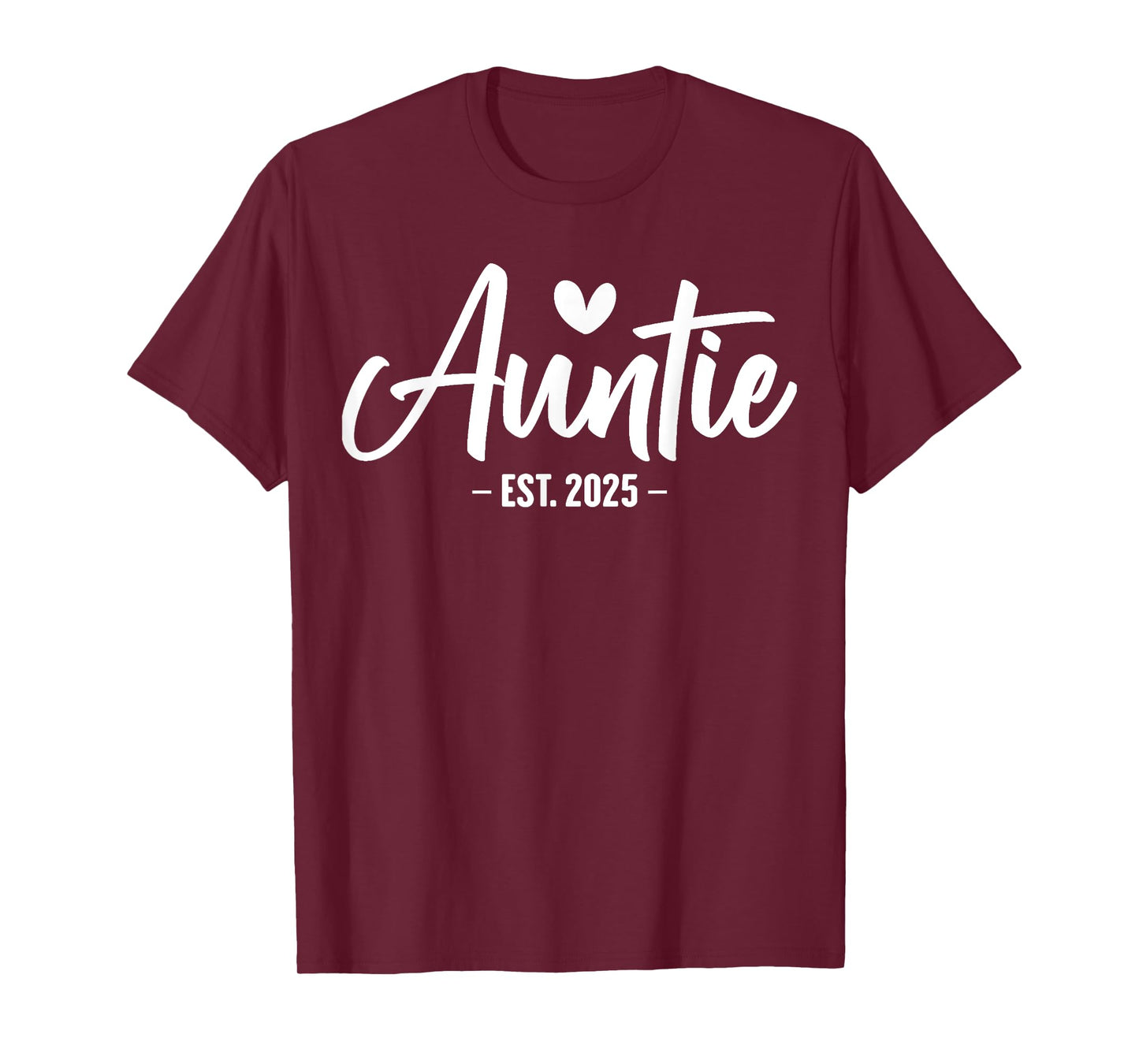 Auntie Est 2025 New Aunt First Time 2025 Promoted to Auntie T-Shirt
