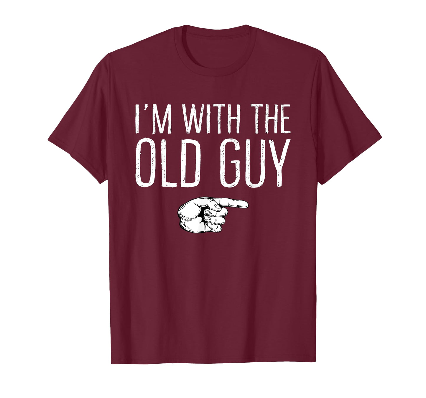 I'm With The Old Guy Matching Costume Lazy Halloween Party T-Shirt