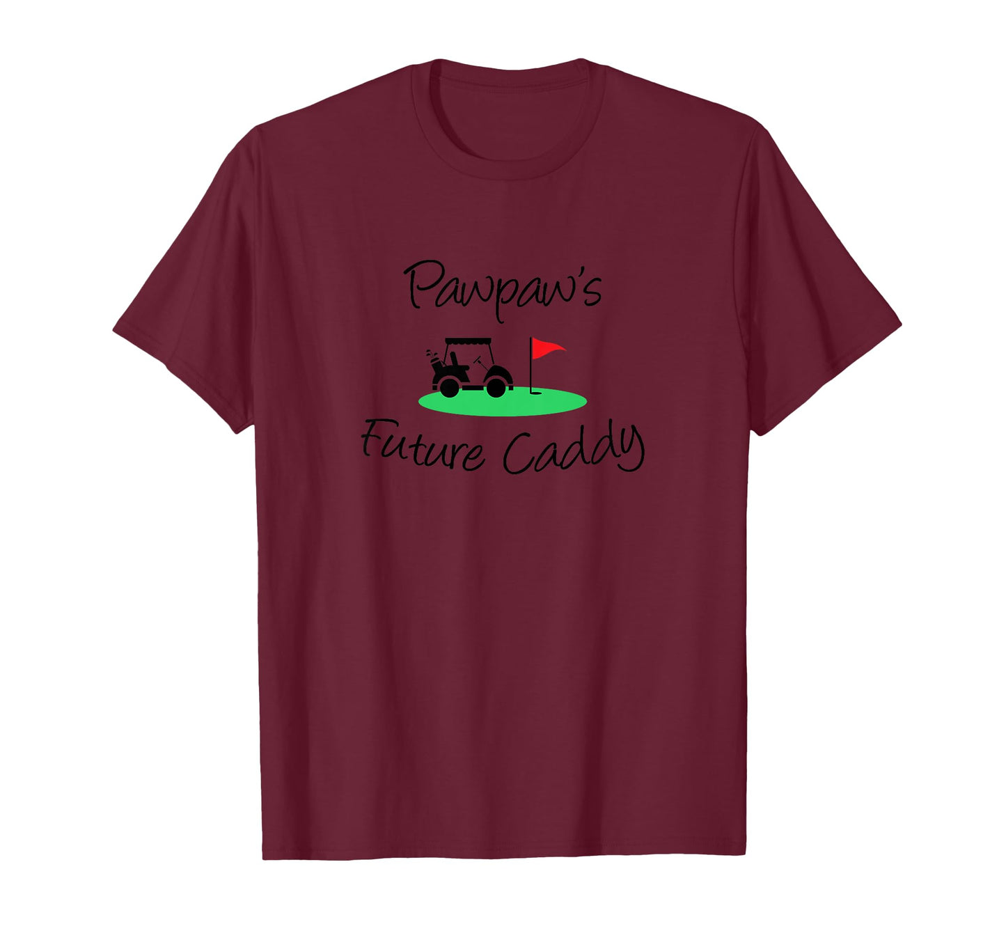 Kids Pawpaw's Future Caddy Cute Grandchild Golf T-Shirt