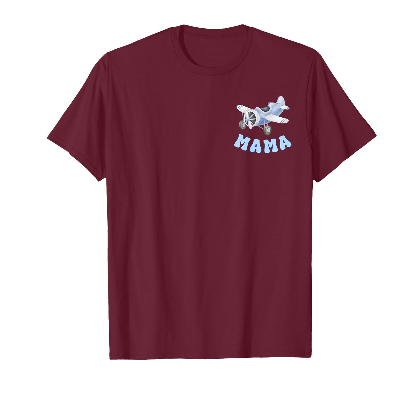 Mama of The Frist Birthday Boy Airplane Family Matching T-Shirt