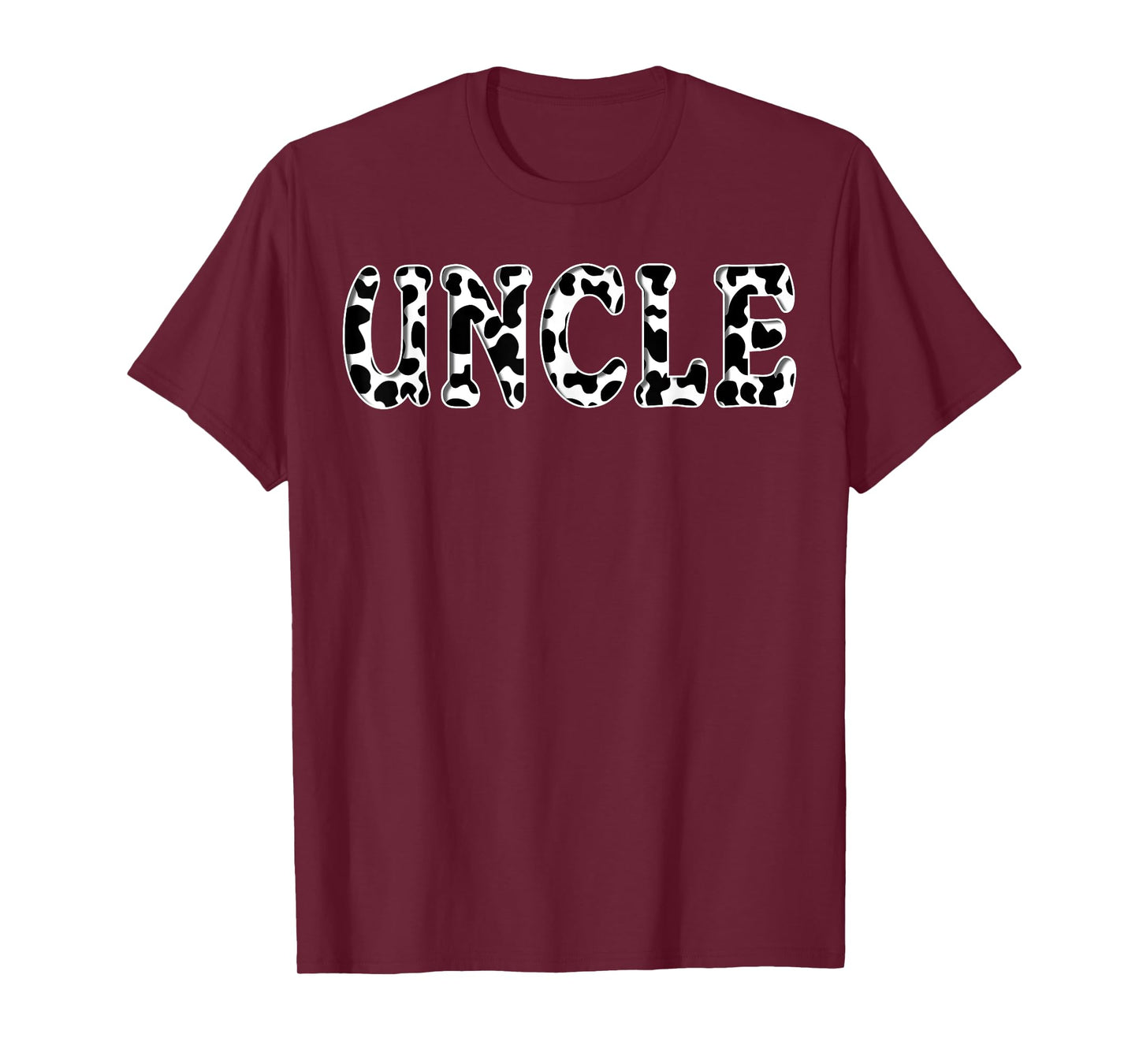 Cow Uncle Birthday Family Matching Girl Boy Farm Birthday T-Shirt
