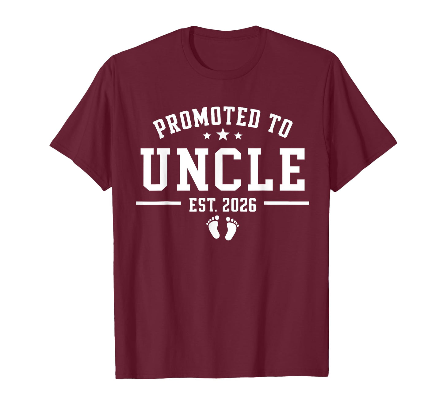 Retro Uncle Est 2026 Promoted to Uncle Fathers Day New Dad T-Shirt
