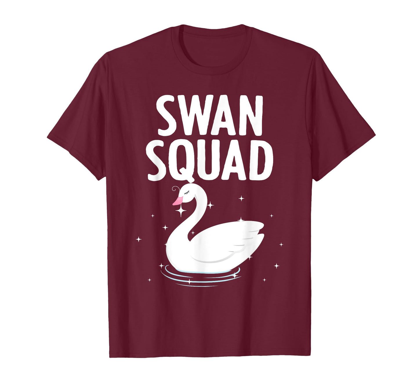 Swan Art For Men Women Swan Lover Waterfowl Animal Swan T-Shirt