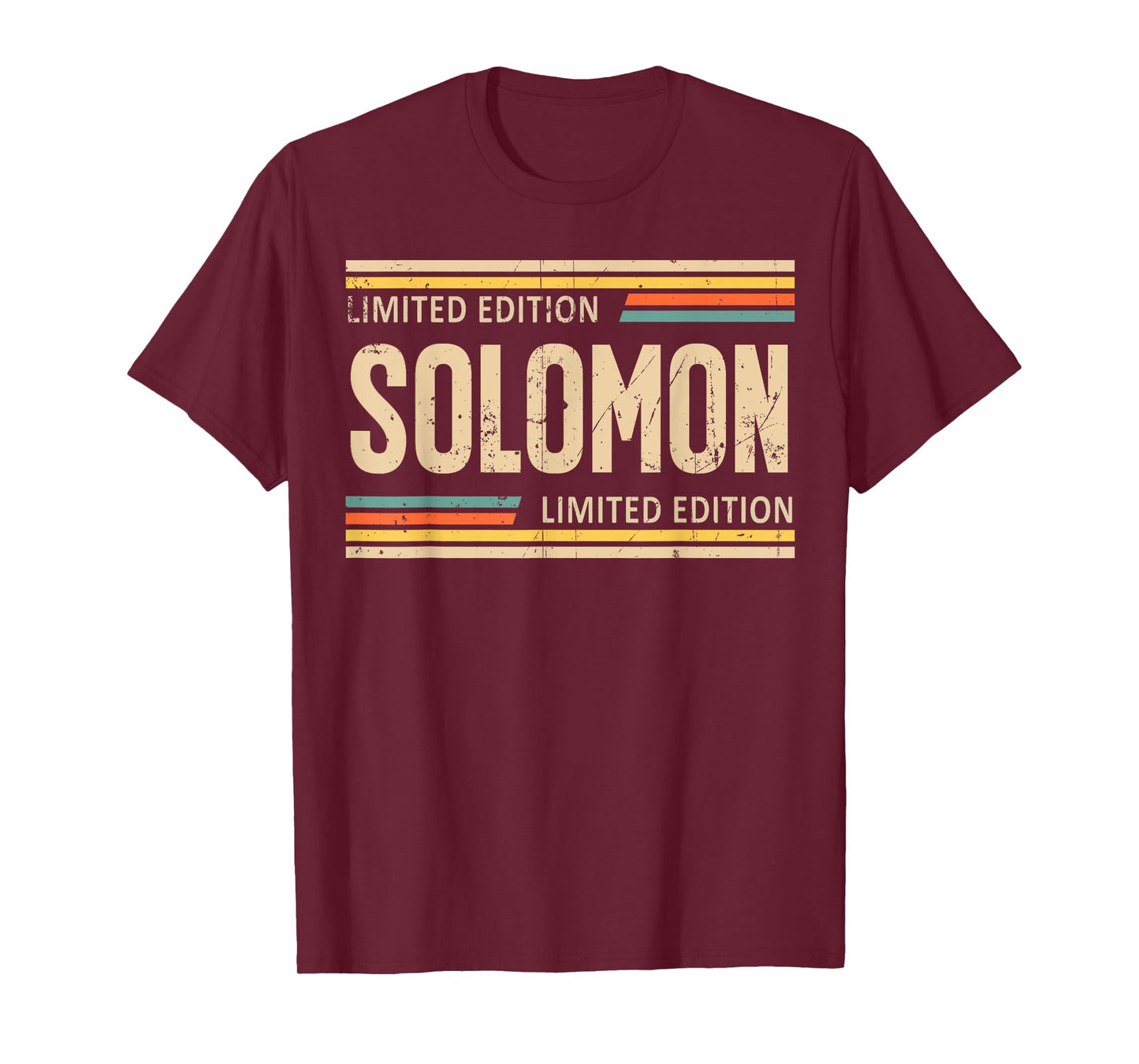 SOLOMON Limited Edition Shirt SOLOMON Name Personalized T-Shirt