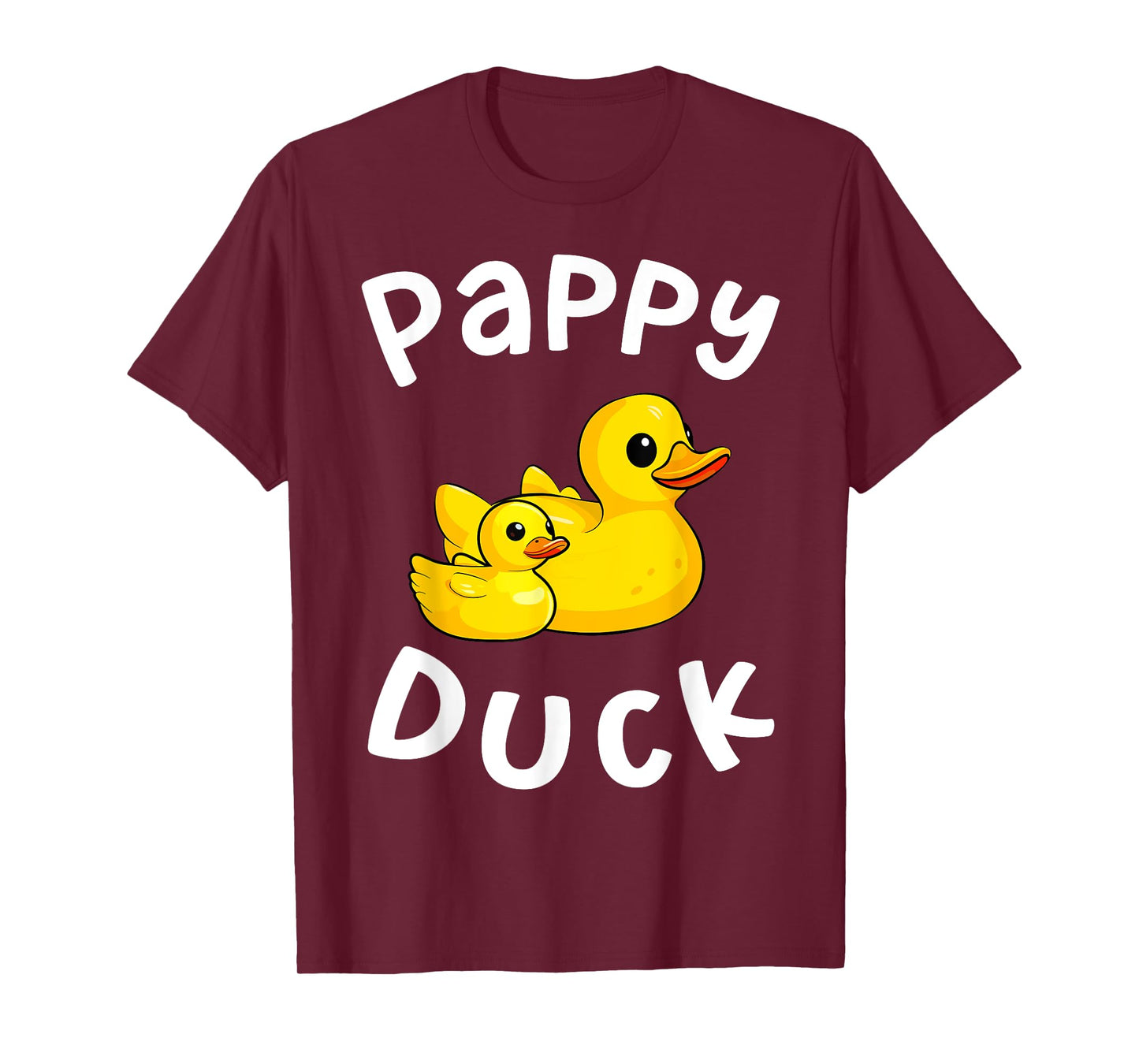 Pappy Duck Birthday Rubber Duck Kids Family Matching T-Shirt