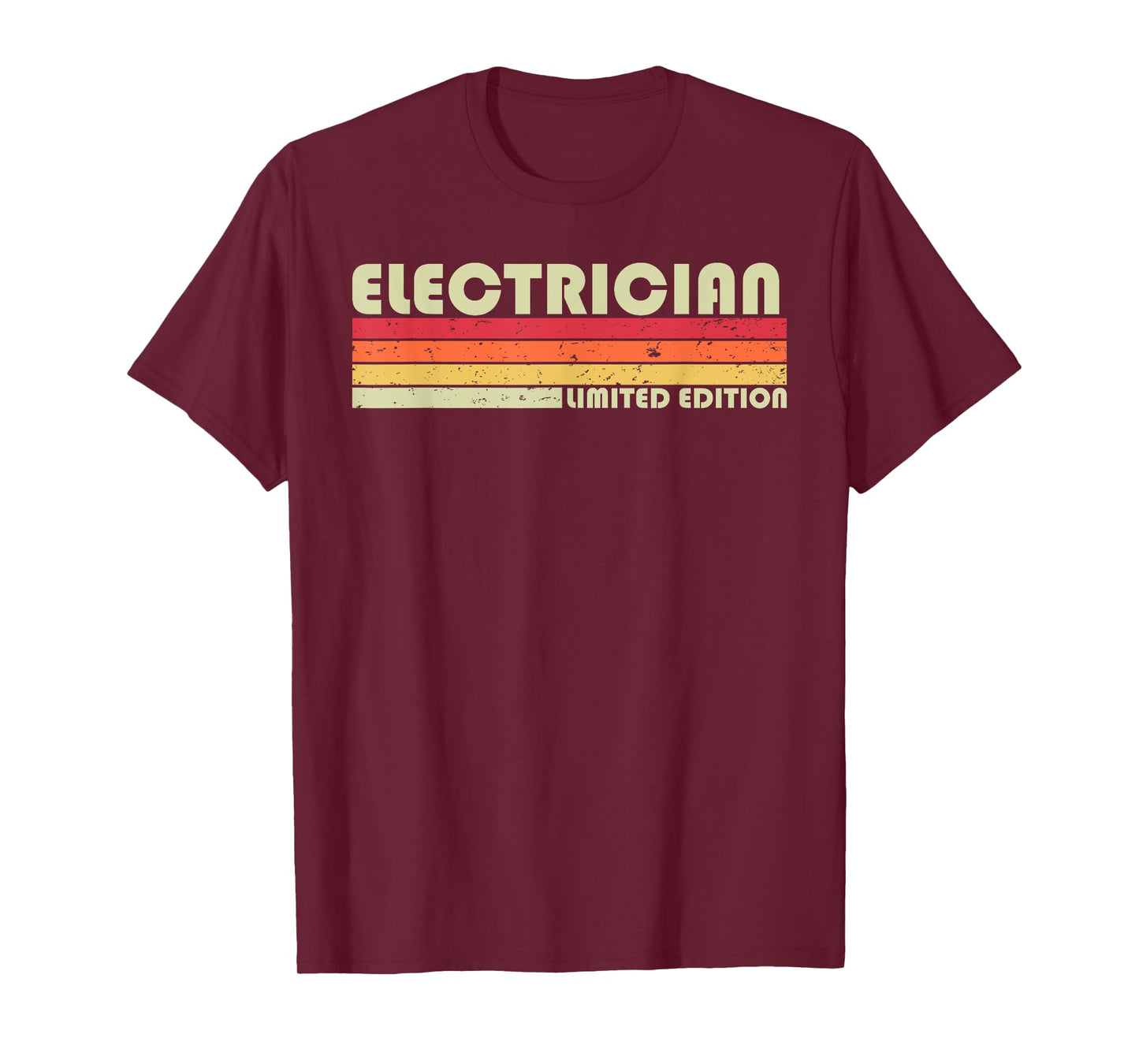 ELECTRICIAN Funny Job Title Profession Birthday Worker Idea T-Shirt