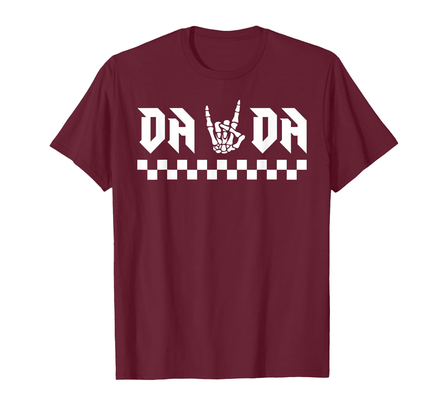 Dada Bad Two The Bone Family Matching Birthday Skeleton Dad T-Shirt