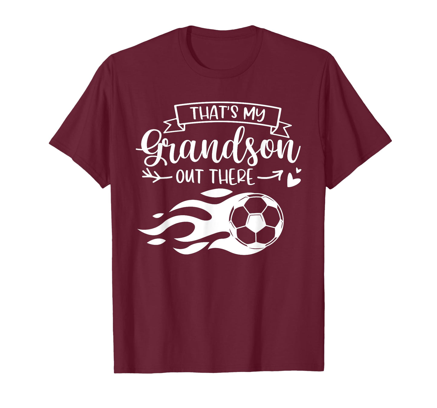 Men Funny Soccer Player That's My Grandson Out There T-Shirt
