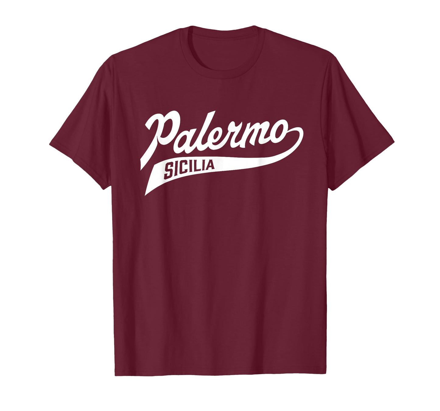 Sicilian Pride - Palermo Sicily Baseball Script T-Shirt