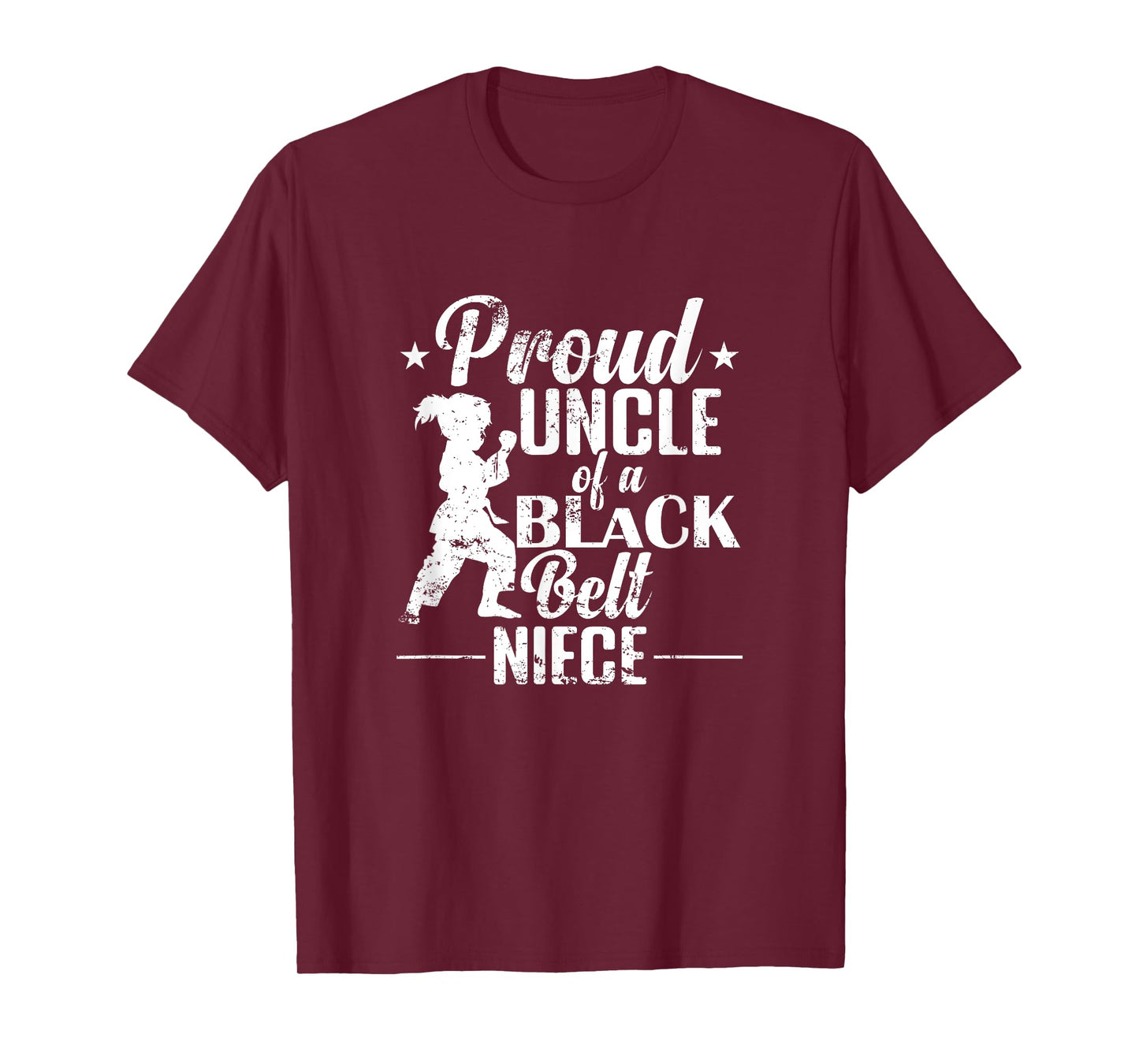 Proud Uncle of a Black Belt Niece T-Shirt