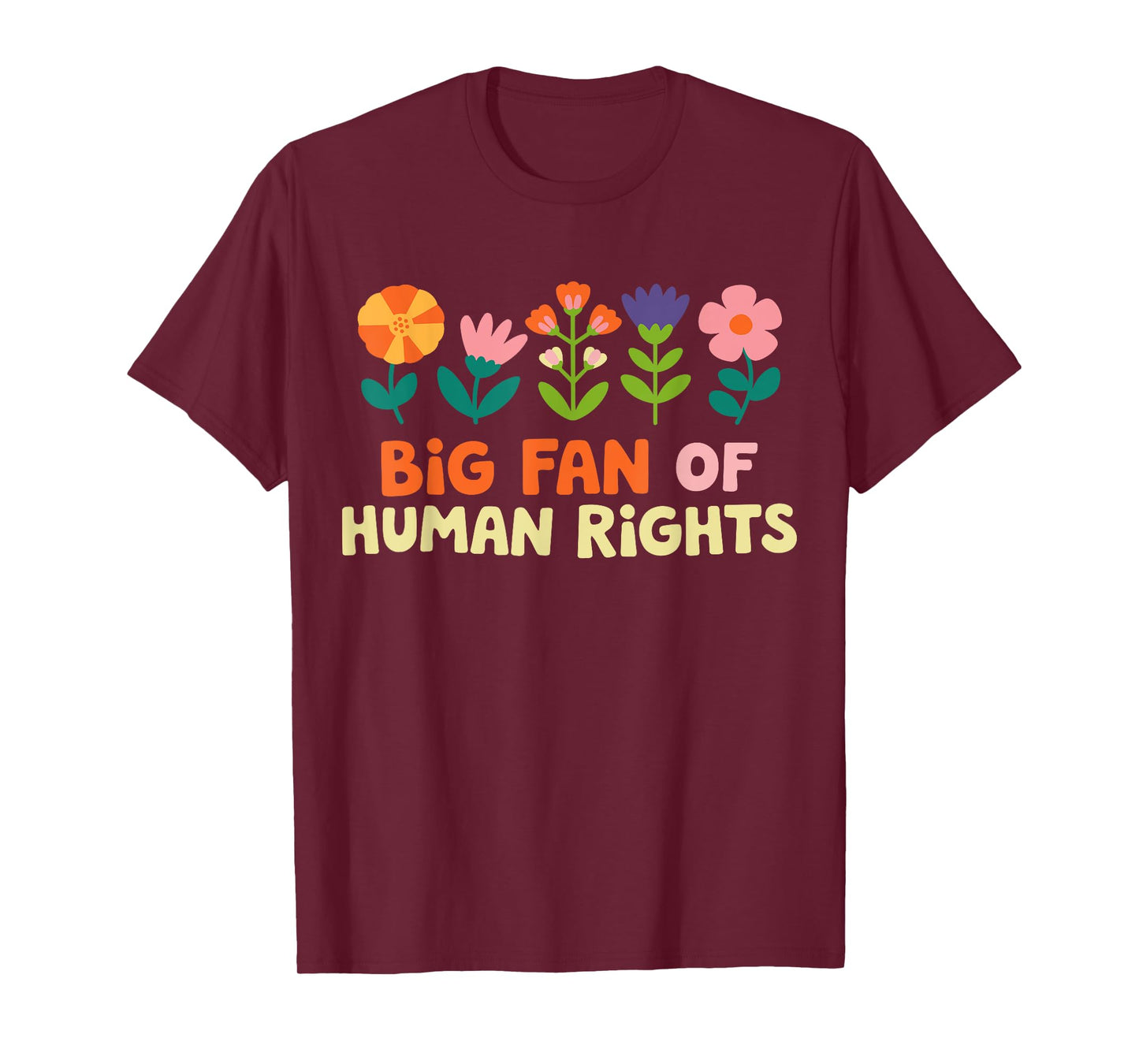 Big Fan of Human Rights Protest T-Shirt