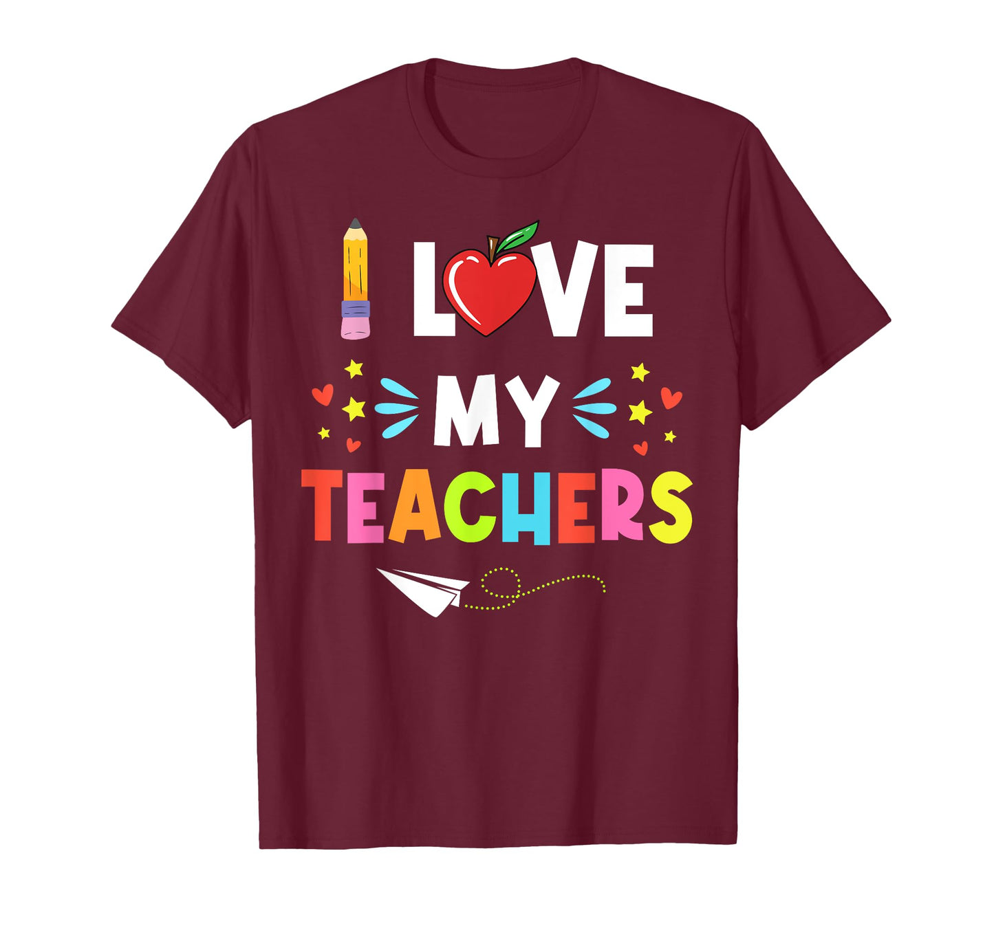 Teens Graduation I Heart My Teacher I Love My Teachers T-Shirt