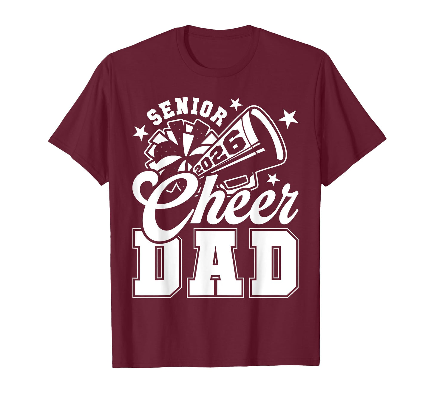 Senior Cheer Dad 2026 Proud Cheerleader Dad Class of 2026 T-Shirt