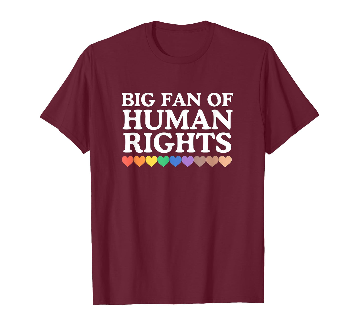 Big Fan Of Human Rights LGBTQ+ Black History Y2K Gay Pride T-Shirt