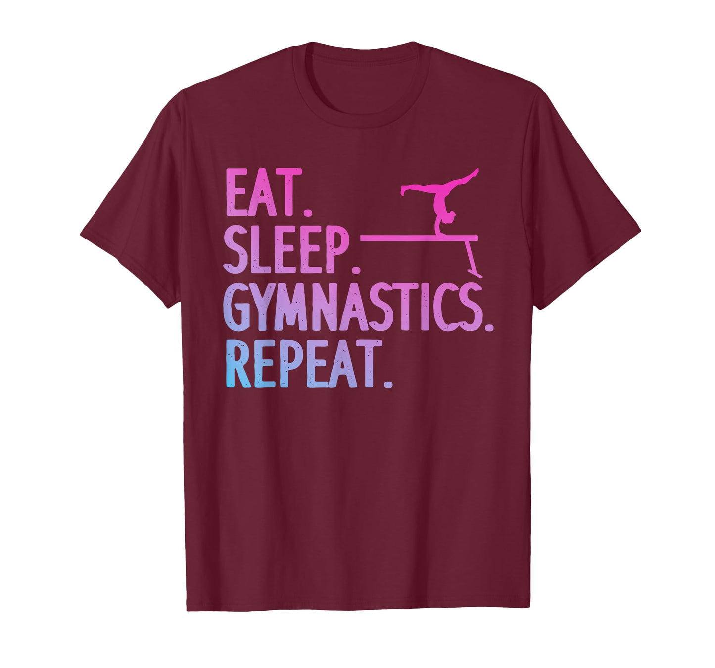 Cute Gymnastics Art for Girls Kids Women Tumbling Gymnast T-Shirt