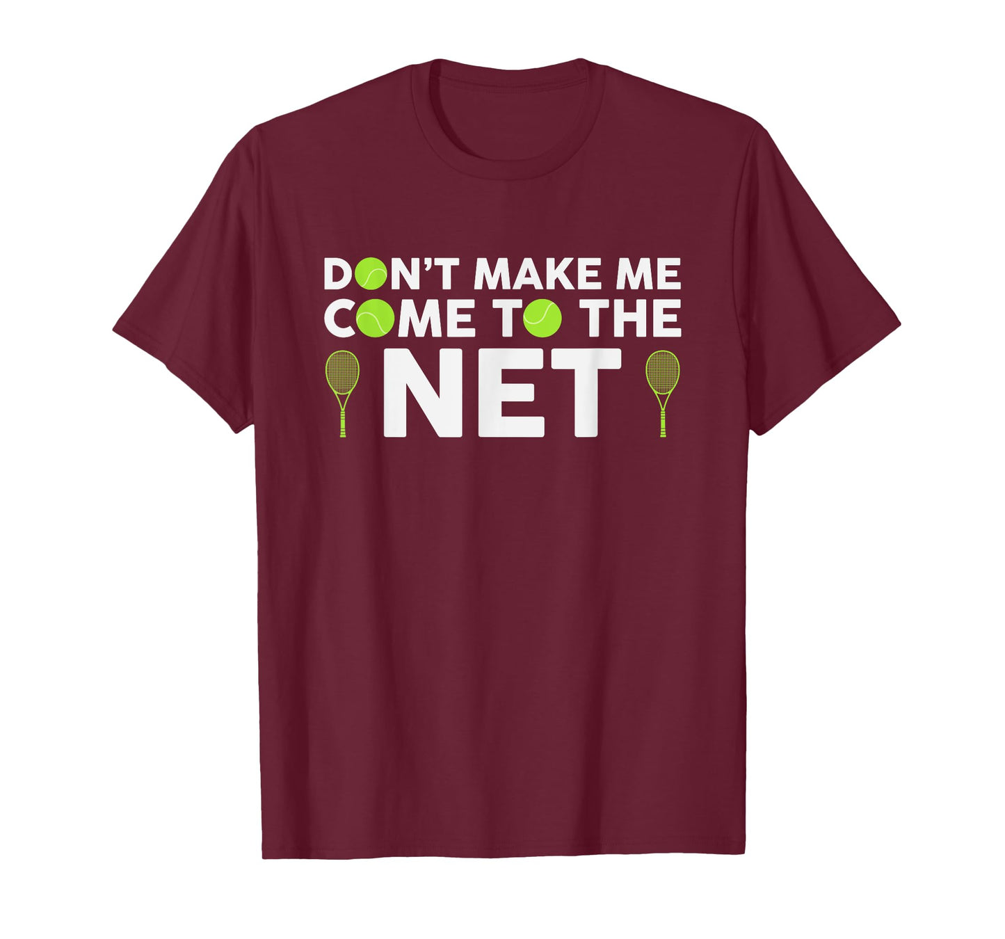 Funny Tennis Player Racket Ball Game Gag Gift Men Women Kids T-Shirt