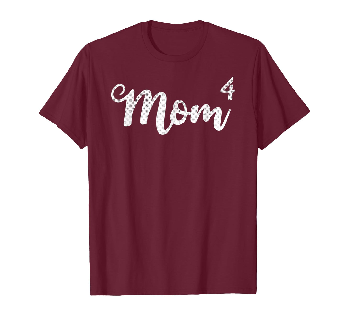 Womens Mom4 Mom Of 4 Mother Of Four Kids Mama Gifts Mothers T-Shirt