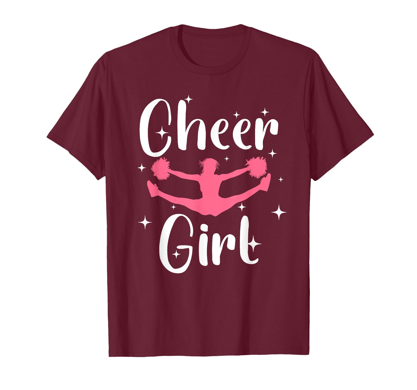 Funny Cheerleader Design For Girls Teen Women Cheerleading T-Shirt