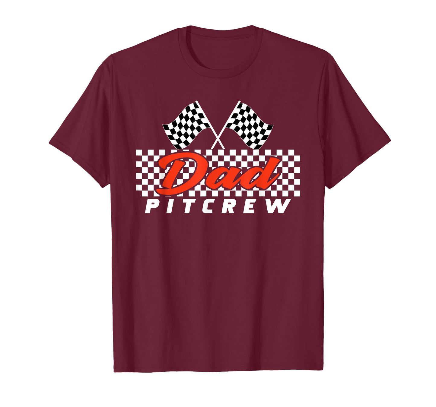 Race Car Birthday Party Racing Family Dad Pit Crew T-Shirt