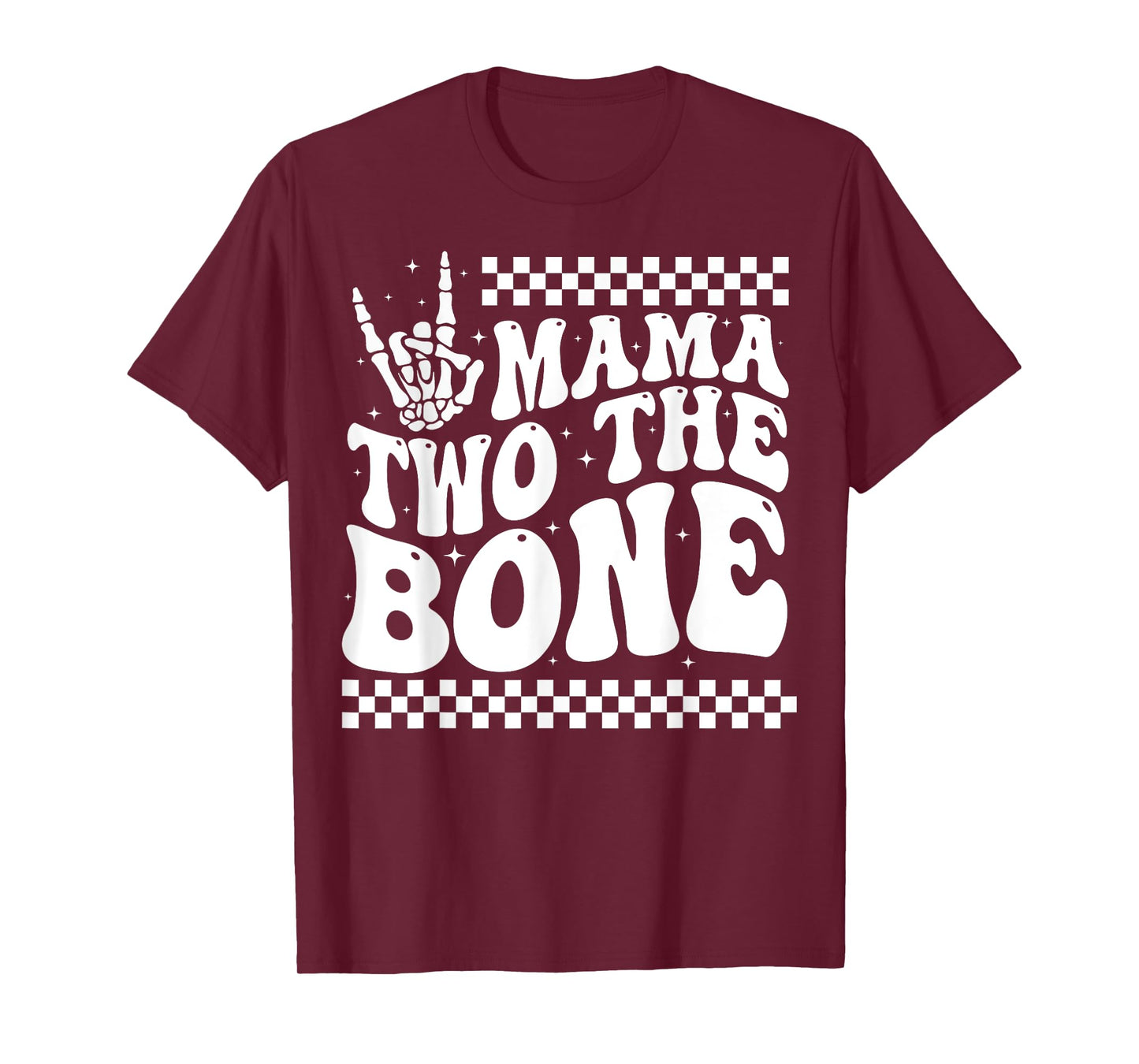 Funny 2nd Birthday Boy Mama Of The Bad Two The Bone Family T-Shirt