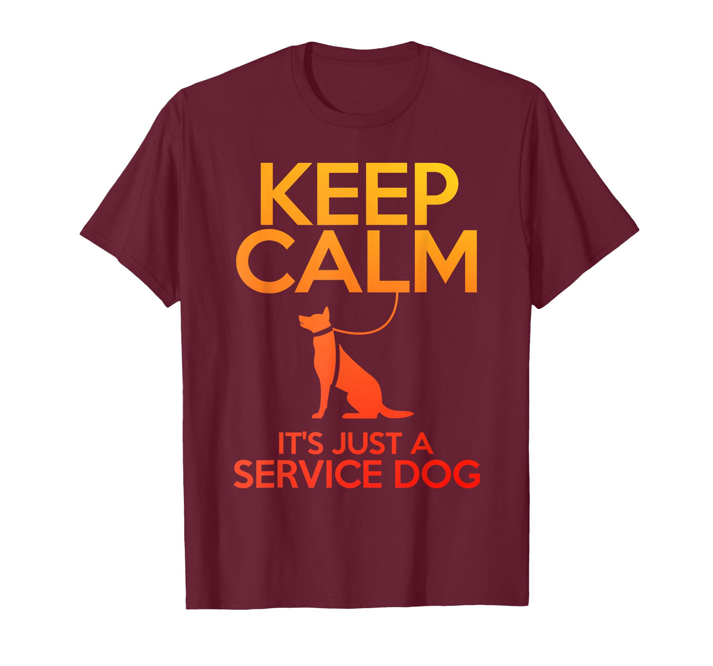 Service Dog Design For Men Women Assistance Dog Service Dog T-Shirt
