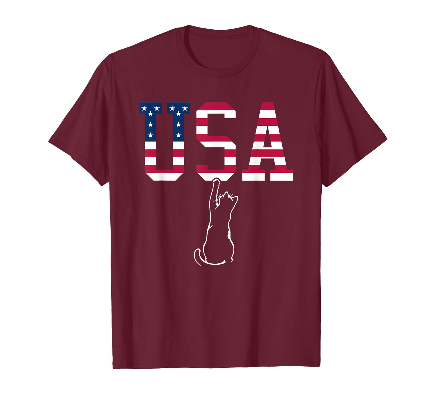 Funny USA Cat Shirt | Funny USA Shirt | USA Kitten T-Shirt