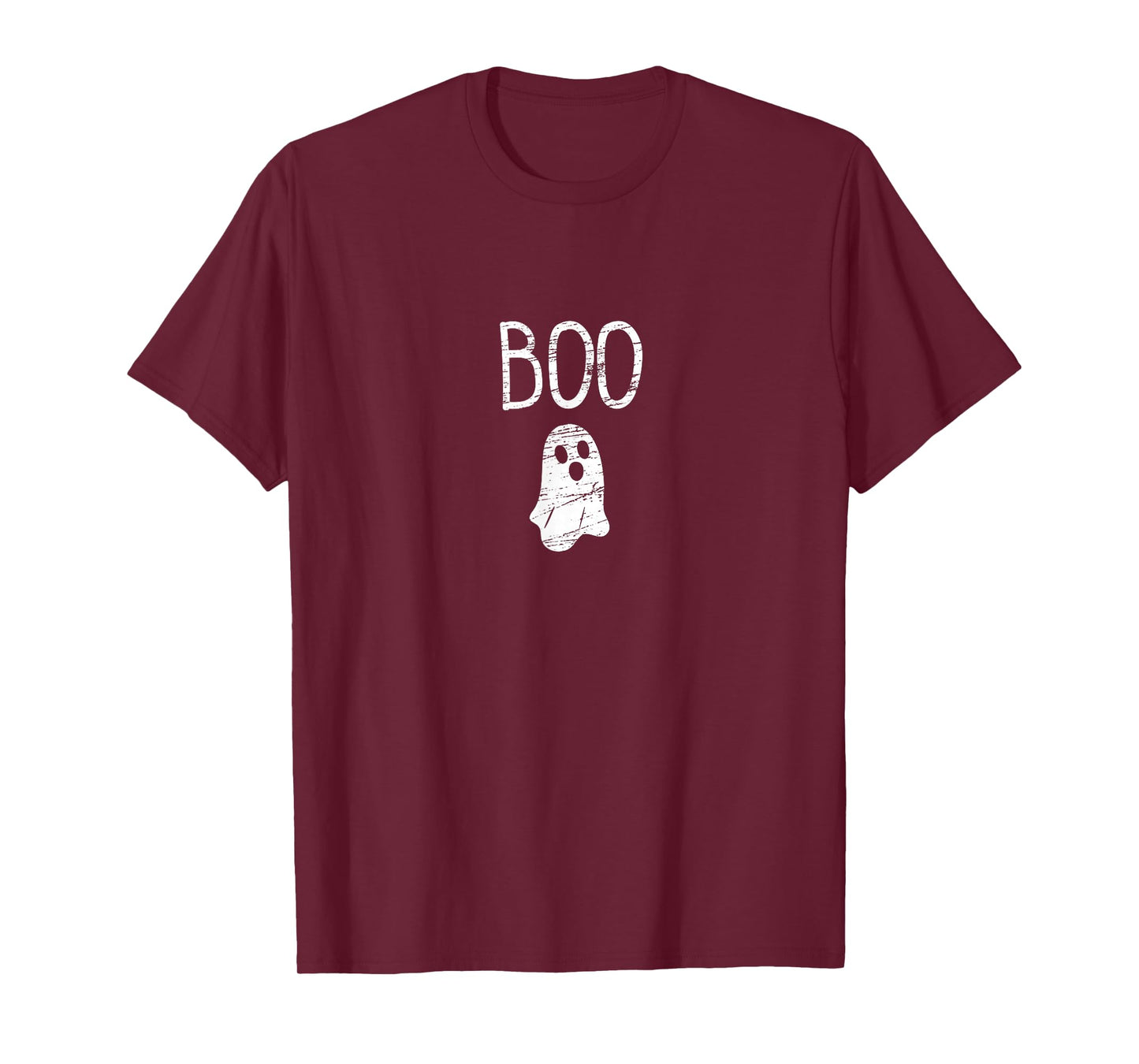 Boo Ghost Funny Vintage Halloween Fall Trick Treat T-Shirt