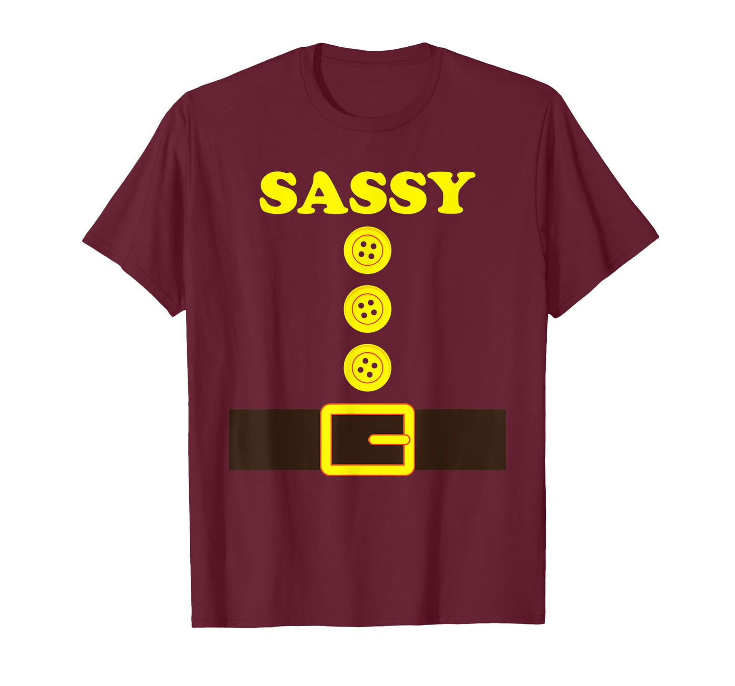 Sassy Dwarf Halloween Costume Color Group Matching Dwarf T-Shirt