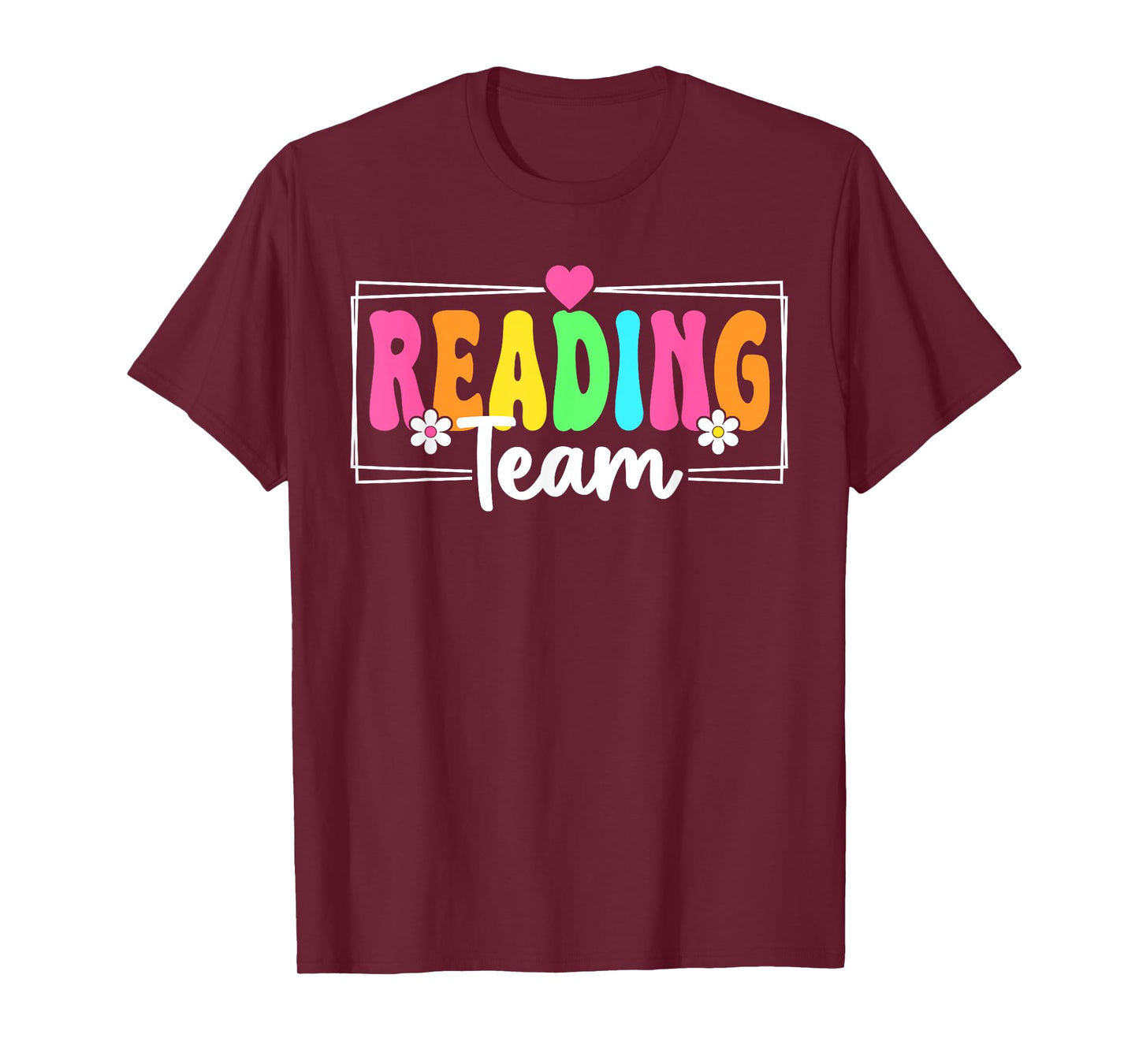 Reading Team Teacher Back To School Reading Teacher T-Shirt