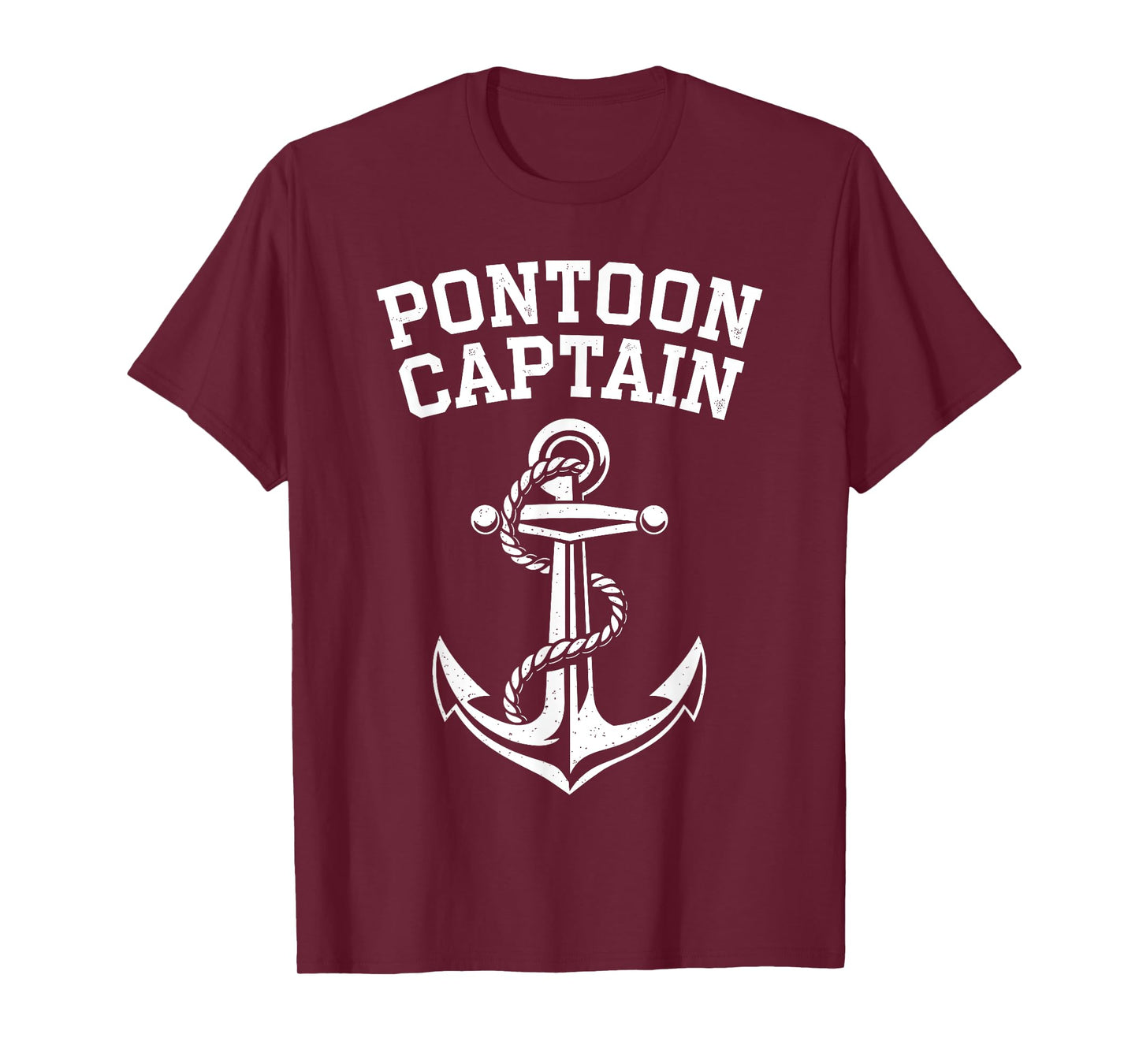 Funny Pontoon Boat Art For Men Women Pontoon Boat Captain T-Shirt