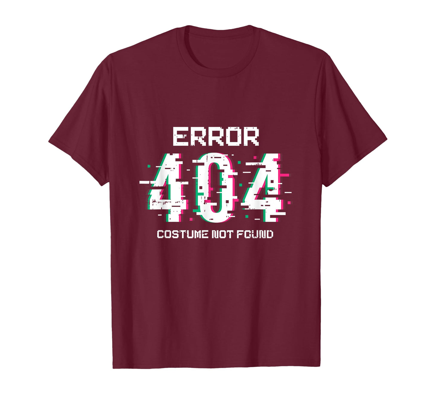 Error 404 Costume Not Found Halloween Funny Coding Coder T-Shirt