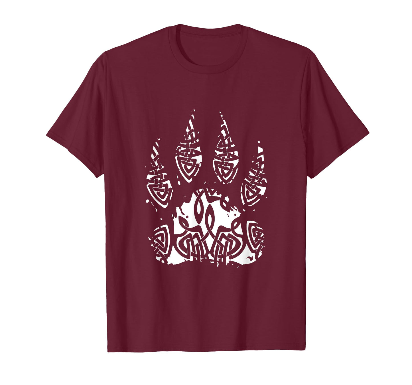 Viking Wolf Paw Raven Warrior Mythology Scandinavian Norway T-Shirt