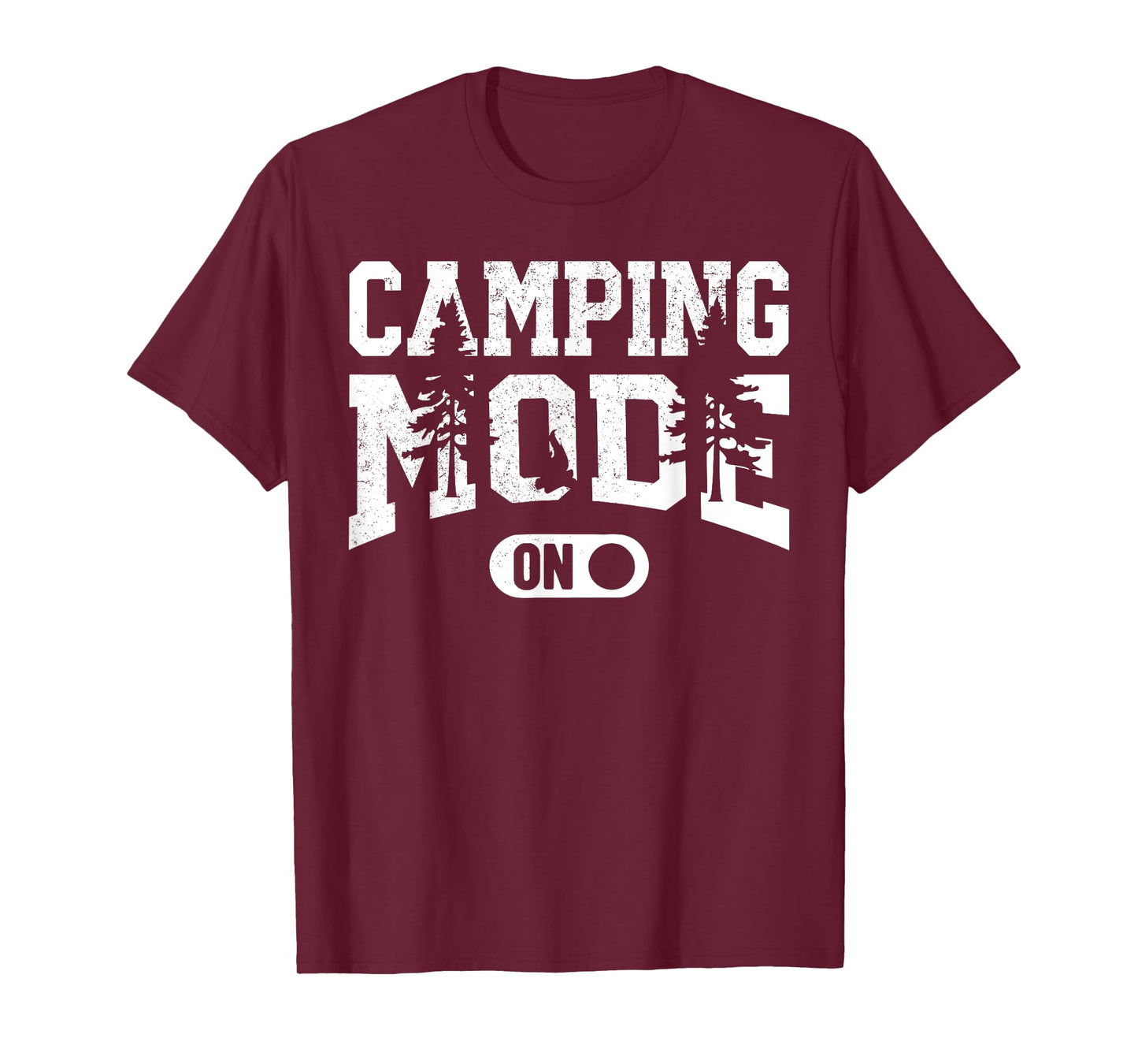 Camping Mode On Happy Camper Camping Trip Men Women Kids T-Shirt