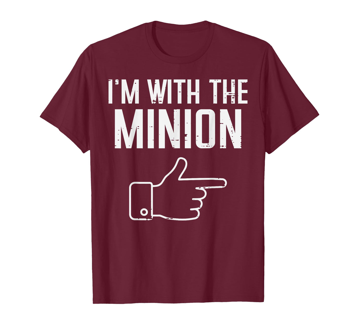 Halloween Im with Minion Funny Match Costume Women Men Kids T-Shirt