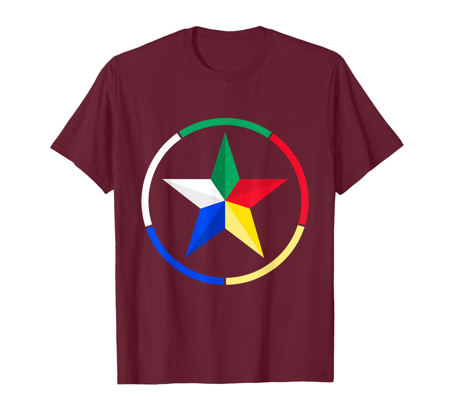 Druze Star,Druze Flag,Druze Symbol,As Suwayda,Syria,Lebanon. T-Shirt