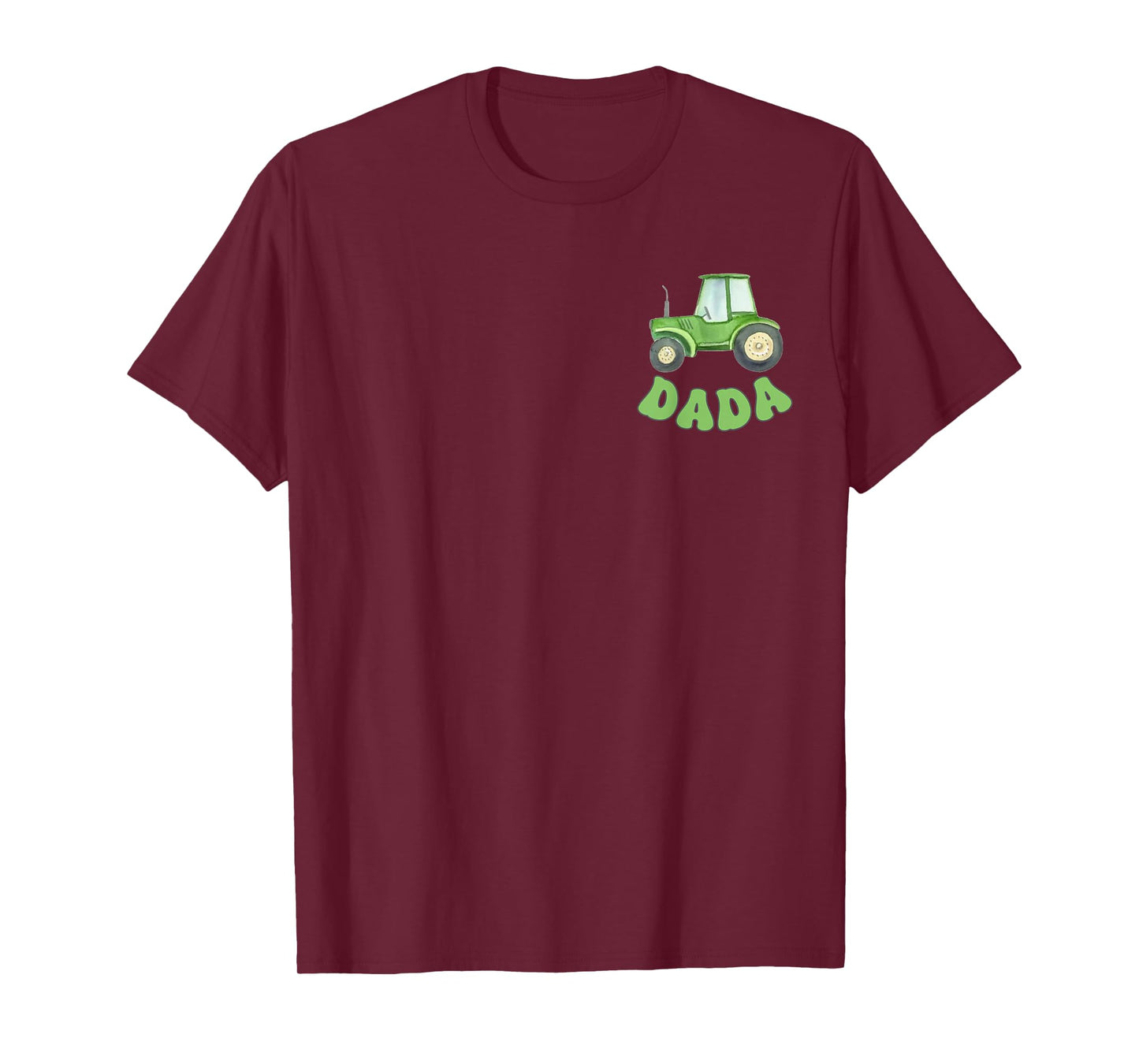 Dada of the Birthday Boy Tractors Farm Trucks Family Party T-Shirt