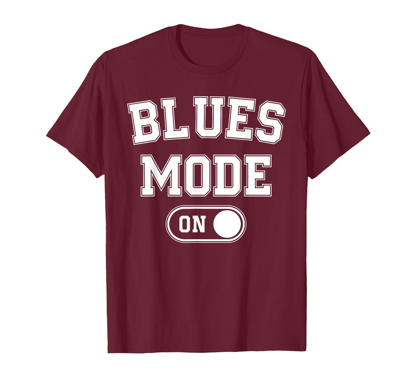 Blues Mode On Funny Blues Man Gift Musician Singer Guitarist T-Shirt