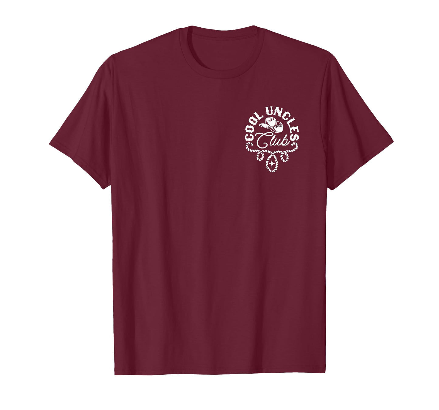 Cool Uncles Club Western Retro (Front & Back Design) T-Shirt