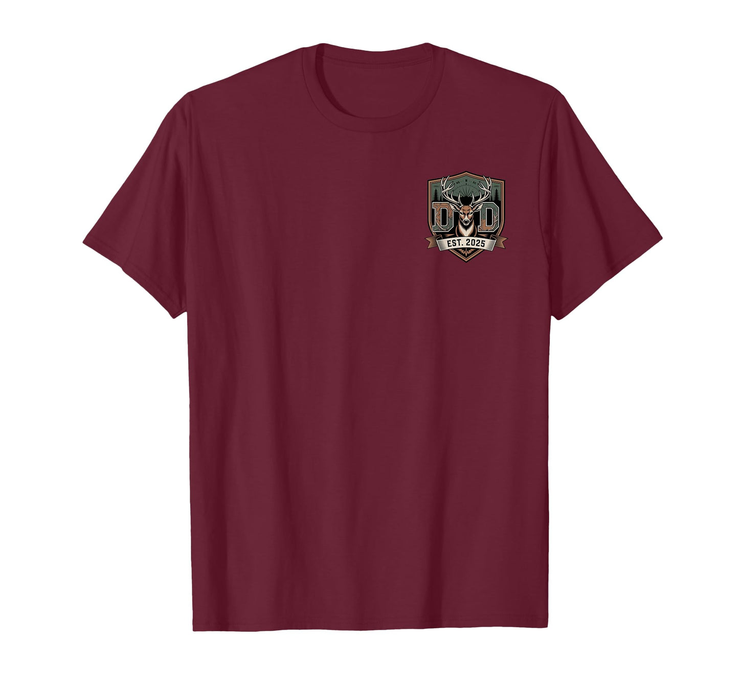 Funny Deer Hunting Dad EST. 2025 Shirt Commemorative T-Shirt