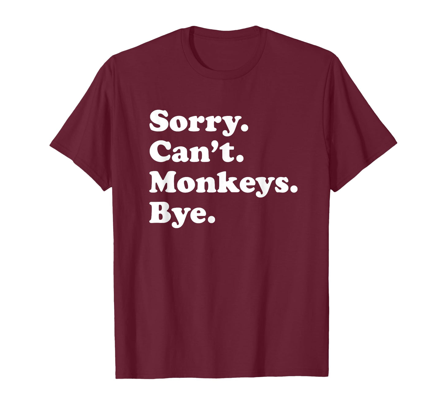Funny Monkey Gift for Men Women Boys or Girls T-Shirt