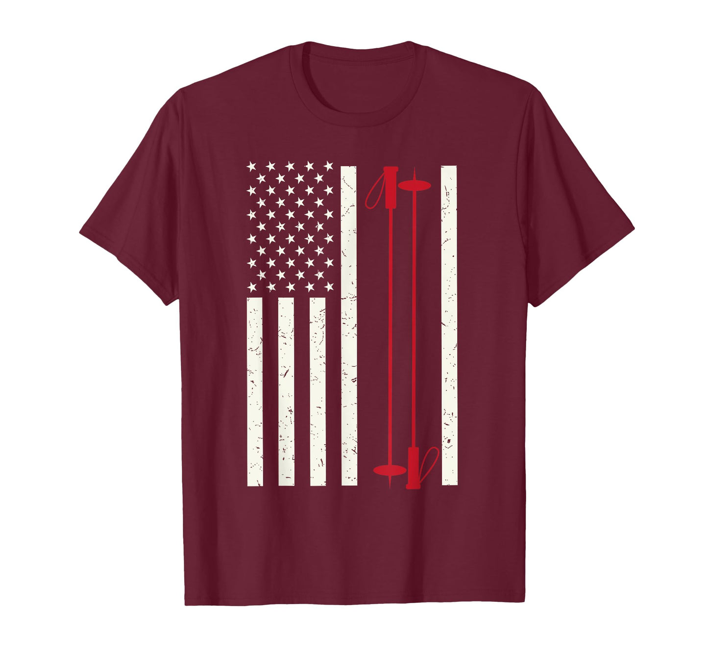 Cool Skiing Art For Men Women Skiing Themed Ski Lover Skier T-Shirt