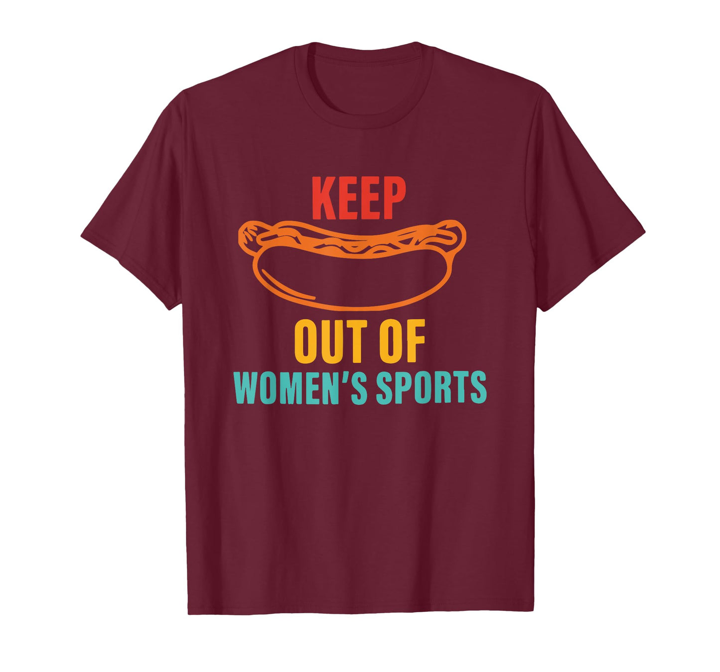 Keep Out Of Women's Sports Retro T-Shirt